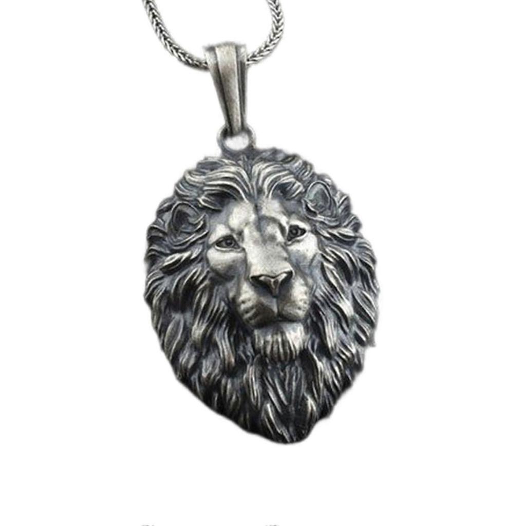 Animal Head Shape Pendant Necklace Fashionable Polished Accessory For Dressing less