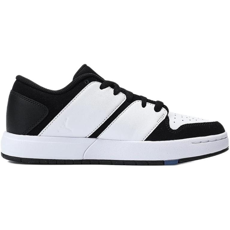 Air Jordan NU Retro 1 Low GS White Black Kids Sneakers FB4412-100