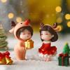 Cartoon Couple Chair Resin Figurines Miniature Fairy Garden Decor Desk Ornaments Dollhouse Accessories