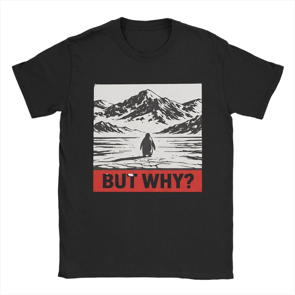 Nihilist Penguin Cotton T Shirt For Male Summer Vintage TShirts Crewneck Hip Hop Tees Plus Size Design Clothing