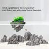 Смола Плавучий остров Креативное украшение для аквариума Аквариум Имитация скалы Орнамент Аквариумные камни для декора аквариума Смешно