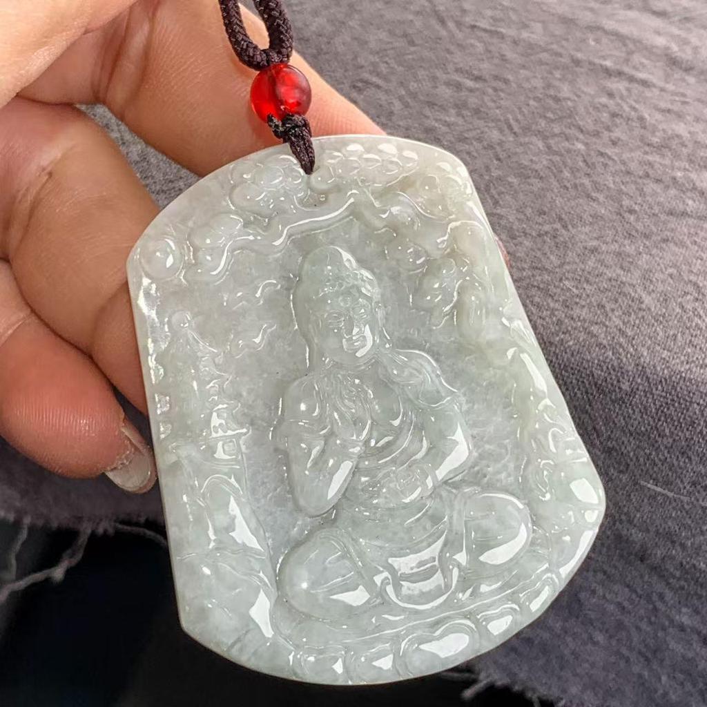 Burma A-Grade Natural Jade Leaf Pi Xiu Pendant