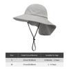 Large Brim Beach Hat Adjustable with Neck Flap Beach Play Hat Kids Sun Hat Sun Protection Hat