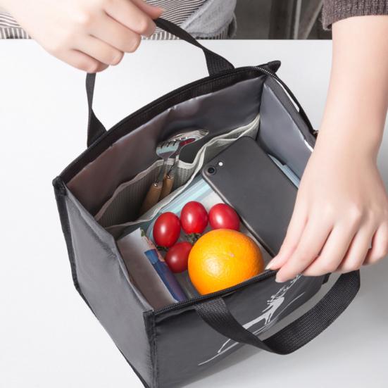 Водонепроницаемый контейнер для обеда, карманный дизайн, изолированная сумка, долговечная, ультра-толстая