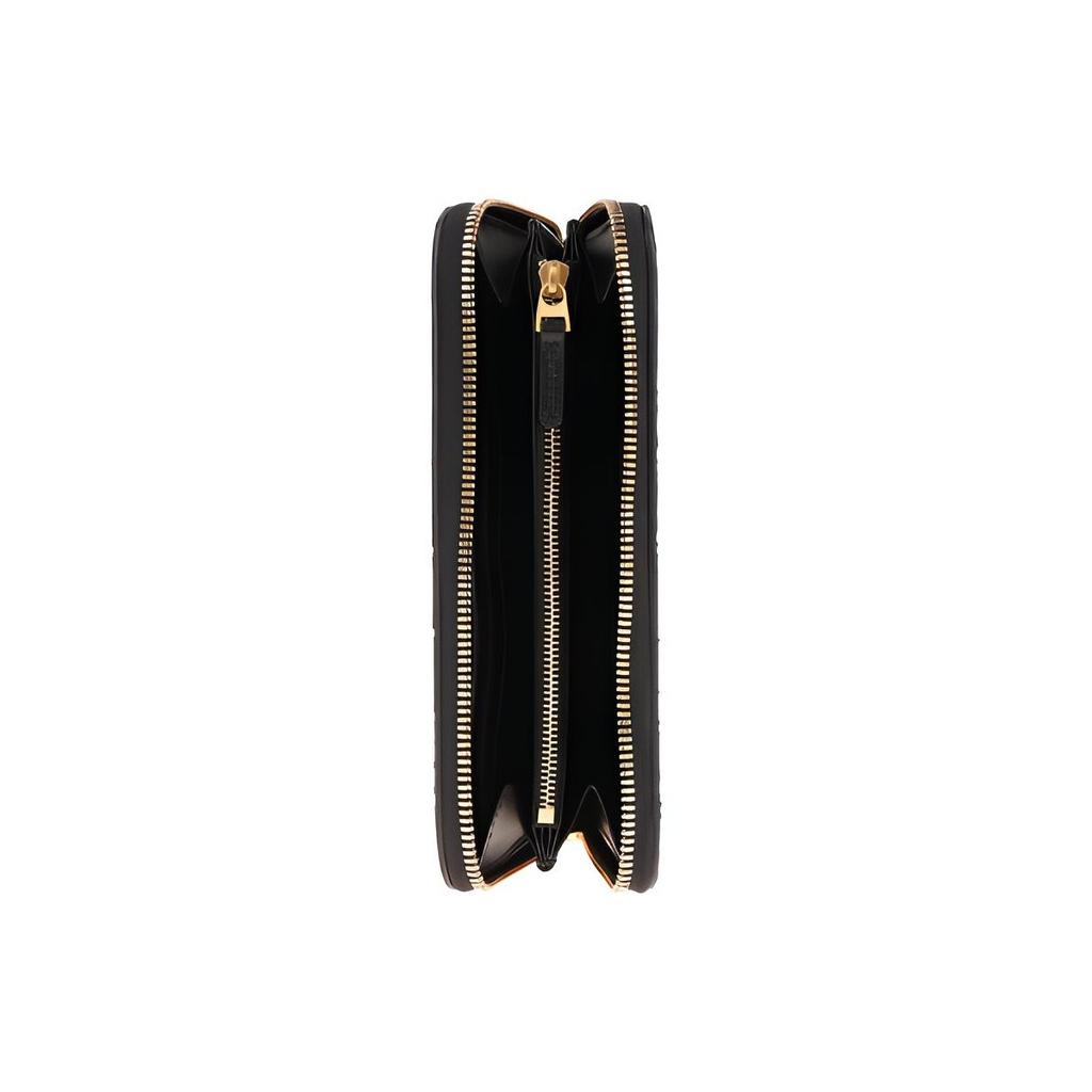 Bottega Veneta Woven Leather Clutch Wallet Women wallet Black 608053-VCPP2-8425