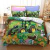 Tractor Bedding Set 3D Printing Farm Tool Cart Home Decoration Pillowcase Quilt Cover Cute Gift To Family and Friends