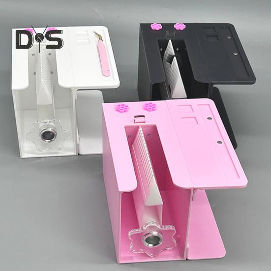 Acrylic Eyelash Root Splitter Manual Eyelash Fanning Machine Fan Maker Professional Women Eyelash Flowering Tools Lashes Extension Supplies