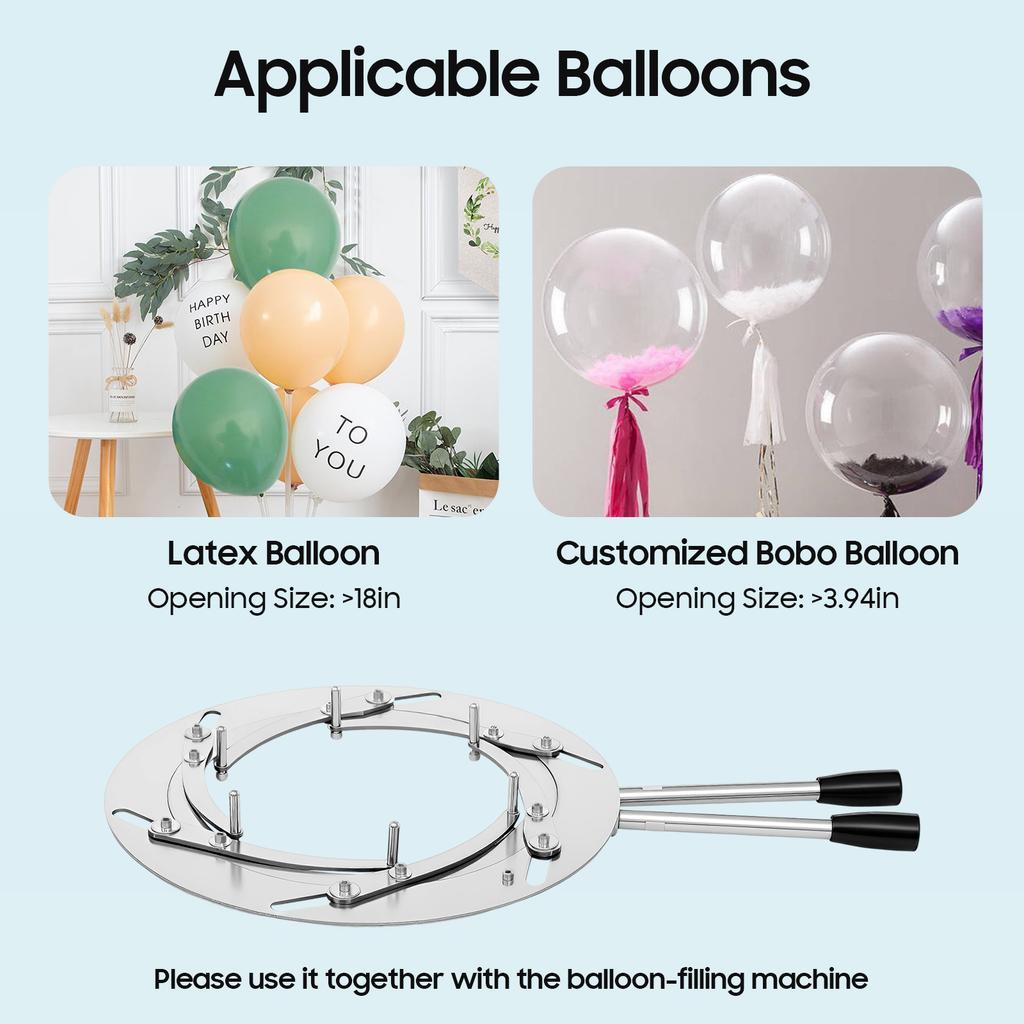 Инструмент для расширения латексных и бобо шаров из нержавеющей стали для наполняющей машины, ручной расширитель, для изготовления подарков и украшений для вечеринок