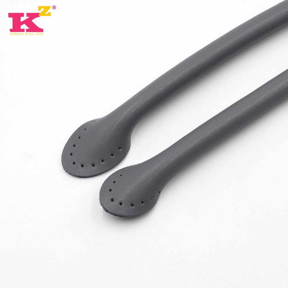 Черная натуральная кожаная ручка для сумки - 50 см, швейные нитки ручной работы из коровьей кожи, аксессуары для сумок своими руками