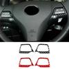 For Lexus GS 2006-2011 Car Steering Wheel Decoration Cover Sticker Decal Trim Auto Accessories Interior Carbon Fiber