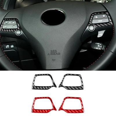 Для Lexus GS 2006-2011 Автомобильный руль, декоративная крышка, наклейка, наклейка, отделка, автоаксессуары, интерьер, углеродное волокно