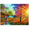 DIY Алмазная вышивка Пейзаж Картина Стразами 5D Алмазная картина Осенний пейзаж Подарок ручной работы