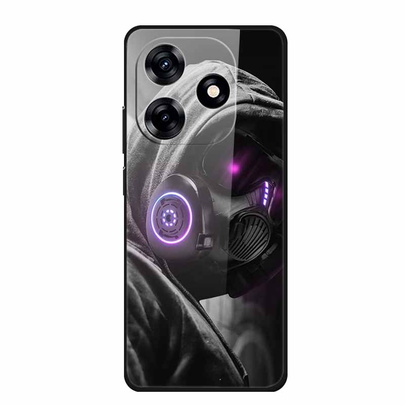 Glass Case For Honor X5c Plus Case Soft Bumper Hard Tempered Glass Back Cover For Honor X5c Plus Play 10A Phone Case X 5 C Plus