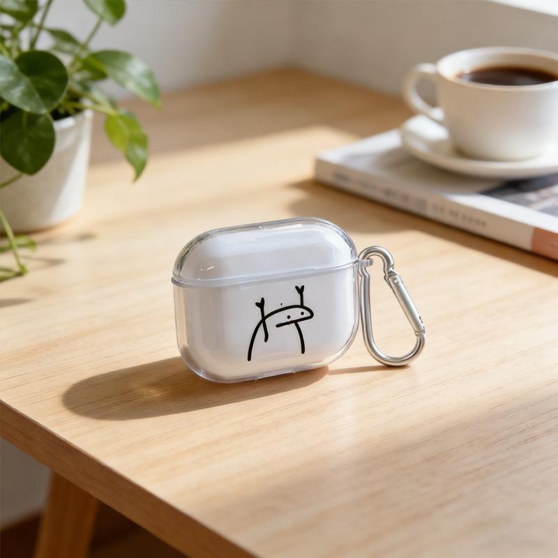 Прозрачный мультяшный чехол для наушников airpodspro1 Apple наушник защитный чехол AirPods второго поколения прозрачный 1/1 поколение