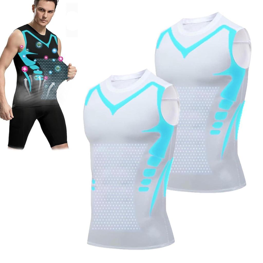 Мужская быстросохнущая эластичная спортивная майка - Дышащая, Влагоотводящая для бега на открытом воздухе и фитнеса