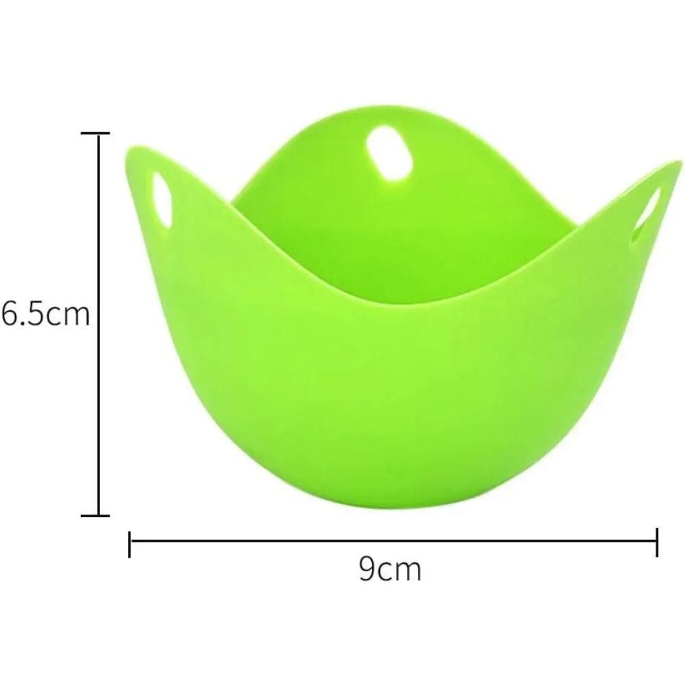 Silicone Egg Poacher Heat Resistant Thickened Stable Steam Eggs Tray Poaching Pods Pan Egg Mould Kitchen Cooking Tool Accessory