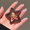 Geometric Star Side Clip Y2k Hollow Hair Clip Personality Rhinestone Star BB Clip\  Photograph