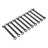 10pcs 21mm Open End Wrench Anti Slip Spanner for Auto Repair Mechanical Maintenance Black