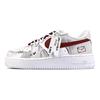 Nike Кроссовки Air Force 1 BNK Blush Letter Низкие Кеды для Скейтборда Унисекс Белый Красный CW2288-111(Team1771-)