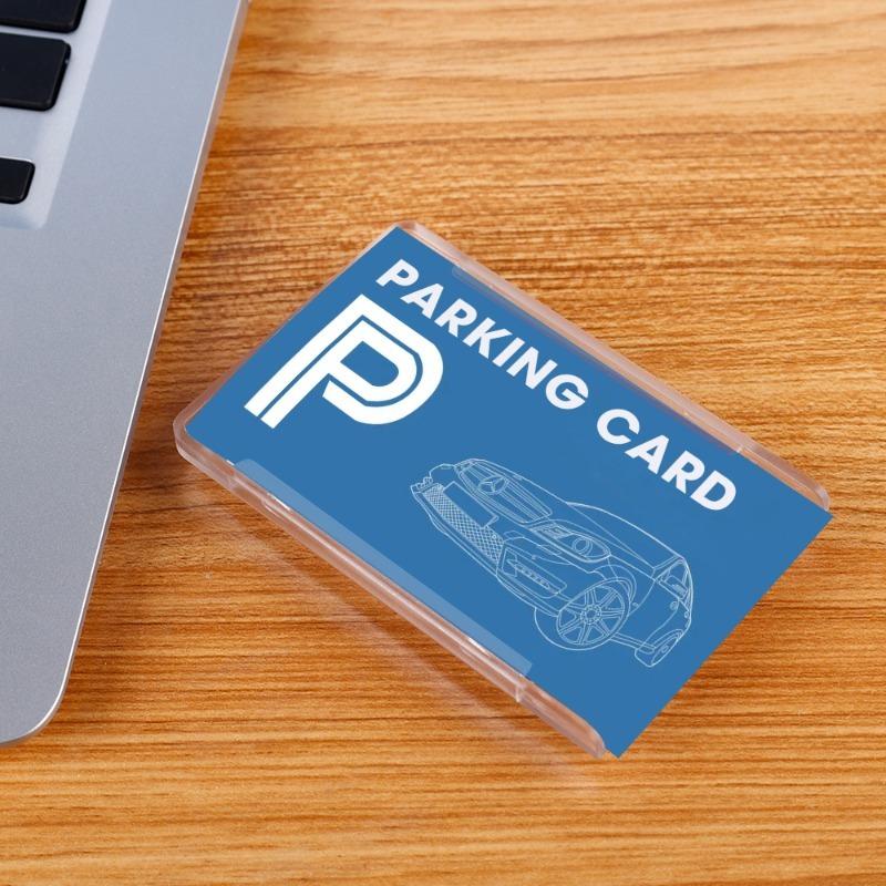 1-10 шт. Прозрачный держатель для парковочной ID-карты на лобовое стекло автомобиля, держатели для автокарточек, билетов, зажим на присоске, крепежные зажимы