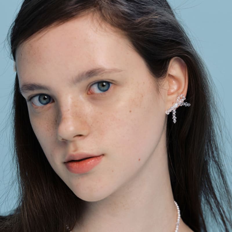 VINTAGE HOLLYWOOD Petit Ribbon Earrings_VH2412EA006M