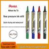 Pentel NLF50 Маркер на масляной основе с широким наконечником, Жидкие чернила, Круглый наконечник, Япония