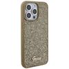 Guess Disco Metal Script Case For Iphone 15 Pro Max - Gold