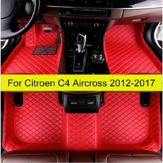 Car floor mats for Citroen C4 Aircross 2012 2013 2014 2015 2016 2017  auto foot Pads automobile