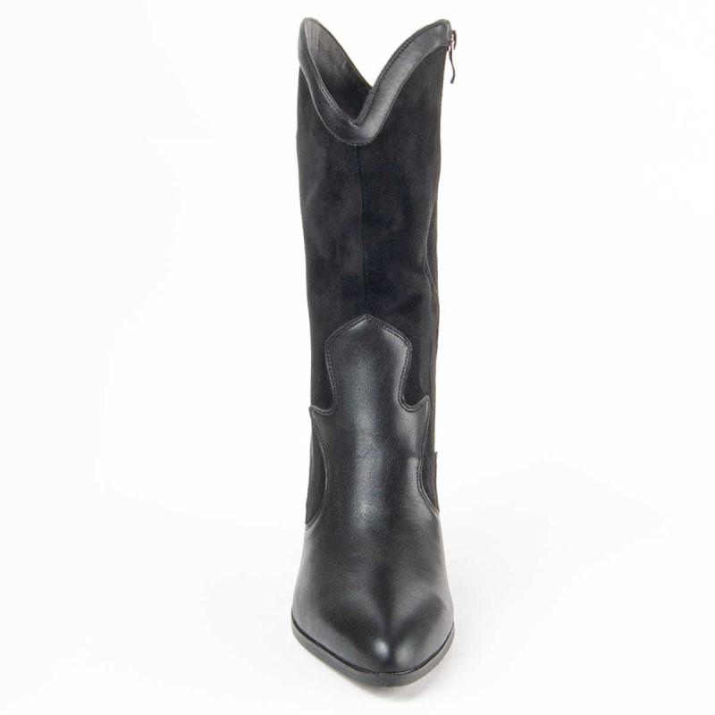 Bota De Tacón Para Mujer. Montevita Tejan8 100945