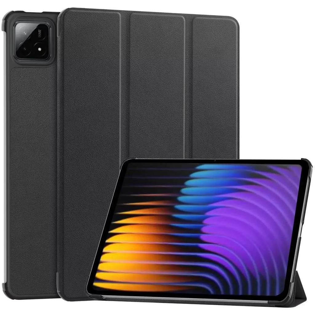 For Xiaomi Pad 7 Pro 2024 Tablet Case 11.2 Inch Magnetic Trifold PU Leather Stand Cover for Mi Pad 7 2024 Case Coque Funda Capa