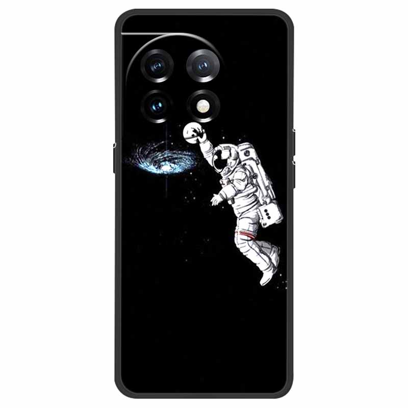 Чехол для OnePlus 11 OnePlus11 5G Ударопрочный Мягкий Силикон ТПУ Задняя Крышка Для OnePlus 11 One Plus 11 5G Чехлы для Телефона Милый Кот Волк