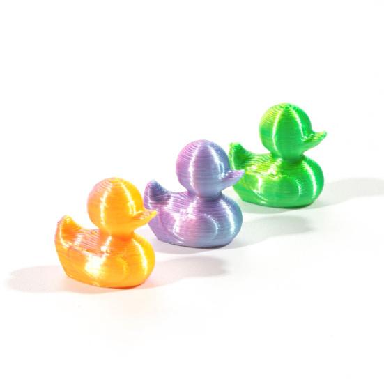100Pcs 3D Printed Mini Duck Figures Realistic Design DIY Craft Mini Duck Figurine Fairy Tale Garden Decoration