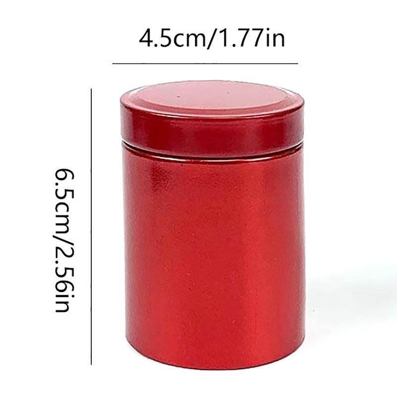 2 шт. Мини пустая жестяная банка для чая, бытовая герметичная банка для зеленого и черного чая, портативная домашняя маленькая коробка для упаковки чая, жестяные банки для хранения