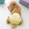 Breathable Dog Physiological Pants Plaid Dog Diaper Dog Shorts Dog Menstrual Pants  Camp