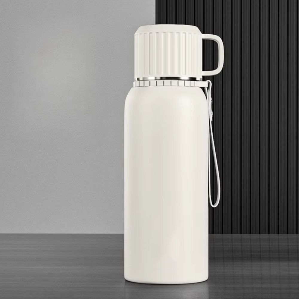 Stainless Steel Insulated Bottles 600/800/1000ML Vacuum Flasks Vacuum Cup Coffee Cup  Travel