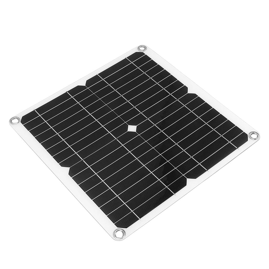 12W 12V Solar Panel Kit Semi Flexible Monocrystalline IP65 Waterproof Portable Solar Charger with