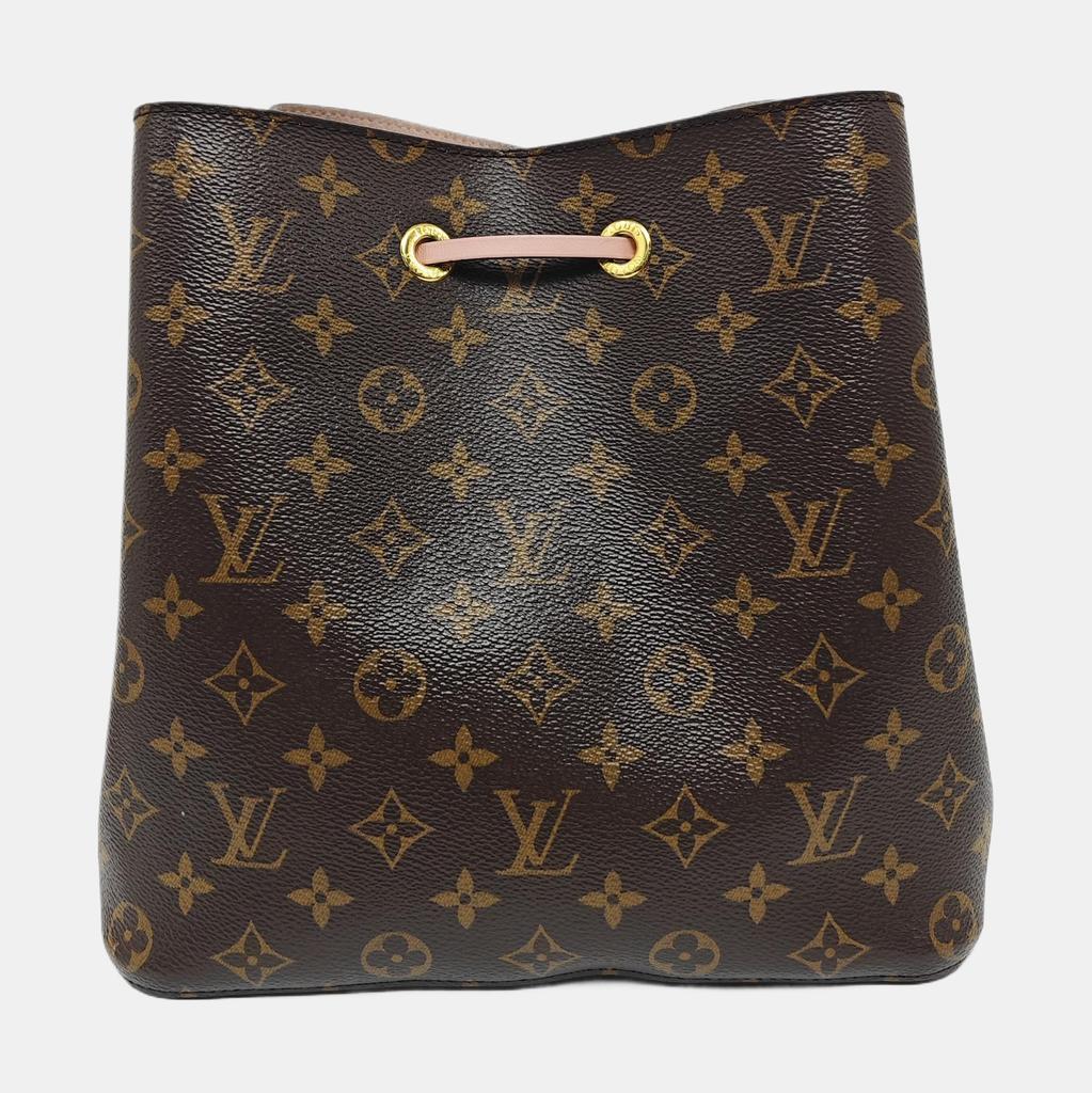 [Б/У] Сумка-ведро Noe из канвы с покрытием Monogram и кожи - Хорошее состояние #J52QBU