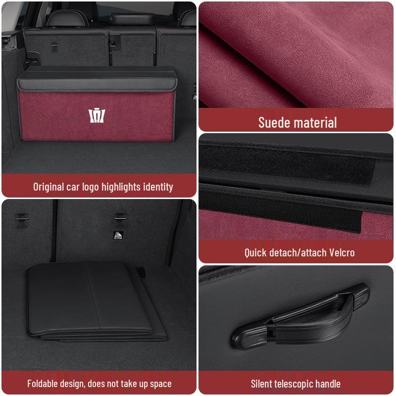Toyota Crown Land Cruiser Trunk Organizer: Foldable Car Storage Box