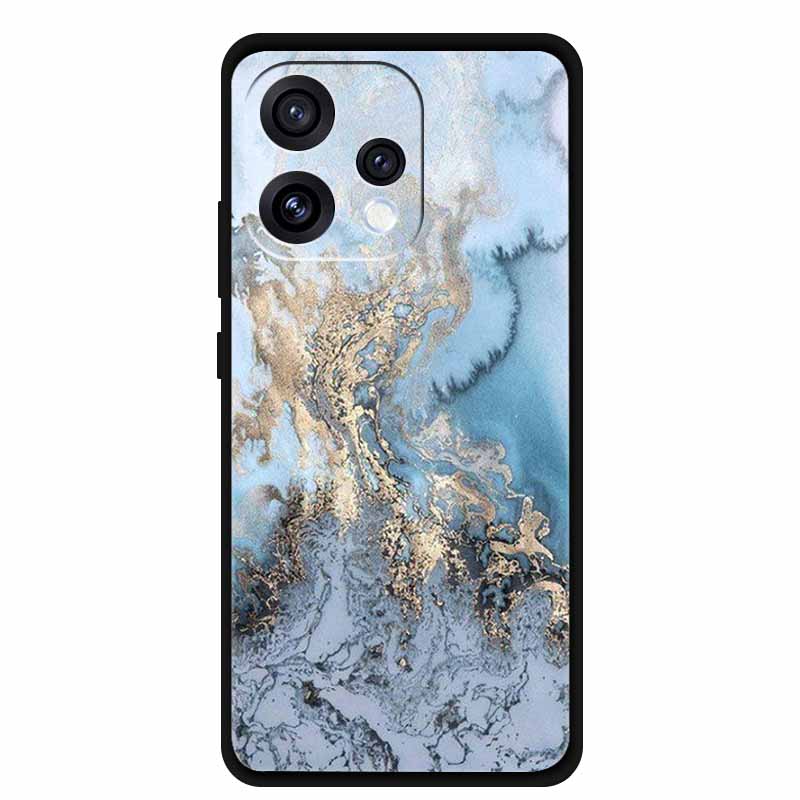Чехол для Oppo Reno15 5G 6.59" Милый Кот Черный Край Мягкий Силикон Волк Задняя Крышка Телефона Для Oppo Reno 15c 5G Защитный Лев Funda