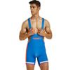Men's Training and Wrestling Jumpsuit: Fitness Vest and Cycling Underwear Set