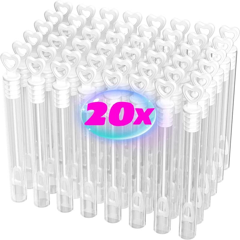 10/100 шт. прозрачная палочка в форме сердца для мыла, пузырьковая бутылка для дня рождения, свадьбы, вечеринки, украшения, подарки, сувениры для детского душа, детские игрушки