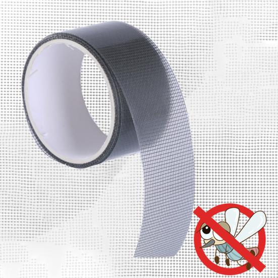 1 Roll 200x5CM Window Screen Repair Tape Waterproof Heavy Duty Strong Adhesive Screen Tears Holes Cover Screen Door Repair Mesh Patch