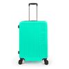 Чемодан среднего размера из АБС-пластика водно-зеленого цвета 16422