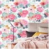 Обои с цветочным рисунком Peel and Stick акварельные кактусы белые/розовые/зеленые/темно-синие виниловые самоклеящиеся предварительно наклеенные декоративные