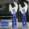 Multifunction Large Opening Adjustable Short Handle Plumbing Wrench