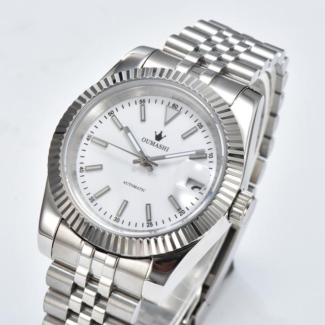 Часы NH35 с механизмом 36 мм Деловые часы Часы для плавания и дайвинга в сборе