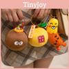 Sausage Orange Plush Keychain Toy Cartoon Stuffed Doll For Cute Gift Student