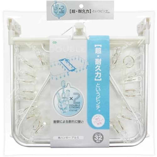 Ohe Polycarbonate Aluminum Corner Hanger, 32 Pinch, Clear, 88556, Size: 38.5cm W x 36cm D x 6cm H