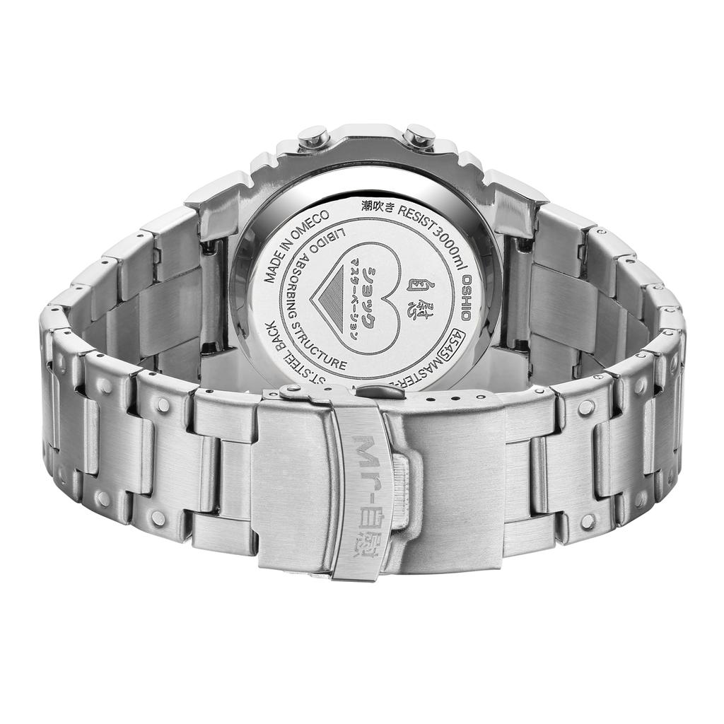 Часы Masturbation Shock Clank Metal Цифровые часы Часы Omeco Eye Clock Homage Часы для гольфа Часы для гольфа Мужские (Серебряный)