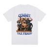 Commit Tax Fraud Gym Meme Graphic T-shirt Fashion Hip Hop Vintage Short Sleeve T-shirts 100% Cozy Cotton Tee Shirt Oversized Unisex